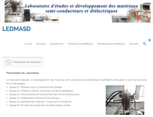 Tablet Screenshot of labogp.lagh-univ.dz